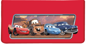 Disney/Pixar Cars Red Checkbook Cover