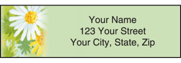 Flower Garden Address Labels