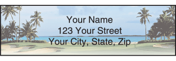 Golf Escapes Address Labels - click to view product detail page