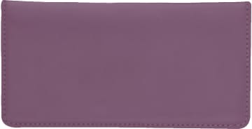 Iris Leather Checkbook Cover