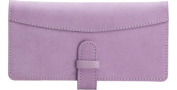 Lavender Leather Checkbook Cover - click to view product detail page