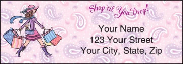 Pampered Girls Address Labels