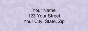 Renaissance Scroll Address Labels - click to view product detail page