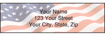 Stars & Stripes Address Labels