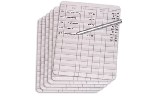 Debit Organizer Refill Pack - enlarged image