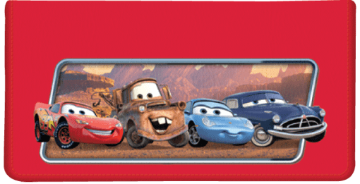 Disney and Pixar Cars Checkbook Cover - enlarged image