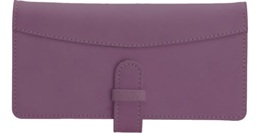 Iris Clutch Checkbook Cover - enlarged image
