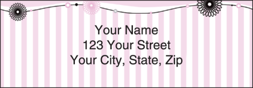 Pretty in Pink Labels - enlarged image