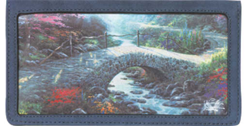 Serenity by Thomas Kinkade Checkbook Cover - enlarged image