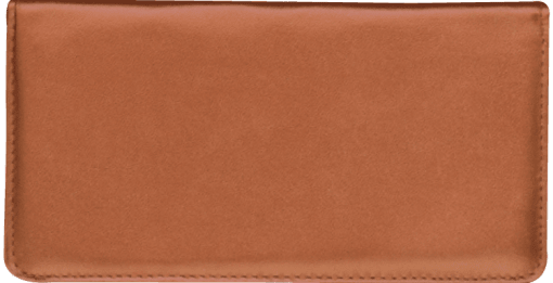 Tan Standard Checkbook Cover - enlarged image