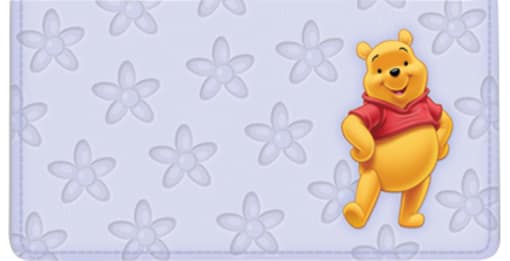 Disney Winnie the Pooh Checkbook Cover  - enlarged image