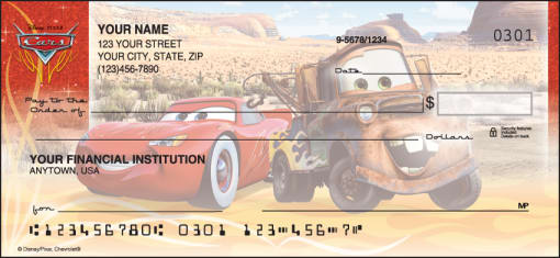 Disney and Pixar Cars Checks - enlarged image