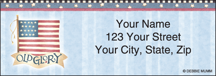 America the Beautiful Address Labels – Set of 210