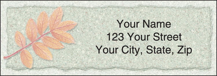 Buy Autumn Leaf Address Labels - Set of 210