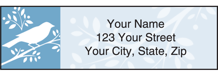 Buy Botanical Silhouettes Address Labels - Set of 210