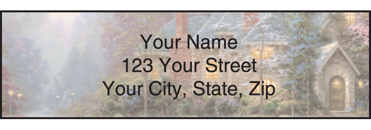 Quiet Escapes by Thomas Kinkade Address Labels – Set of 210