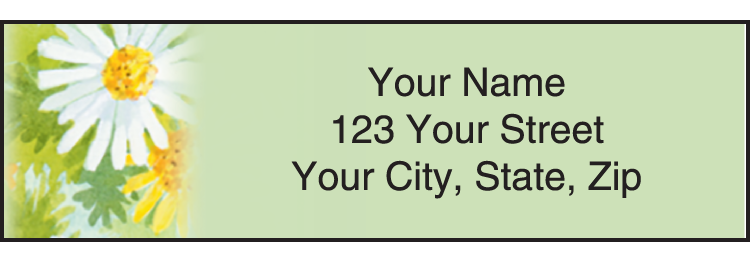 Buy Flower Garden Address Labels - Set of 210