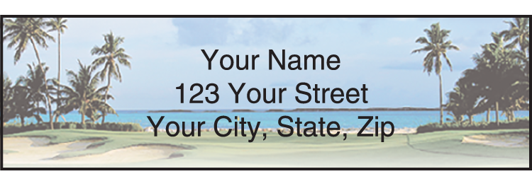 Golf Escapes Address Labels – Set of 210