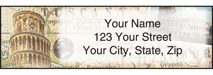 Buy The Grand Tour Address Labels - Set of 210