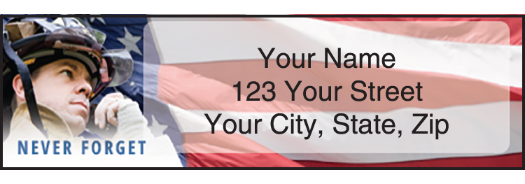 American Heroes Address Labels – Set of 210