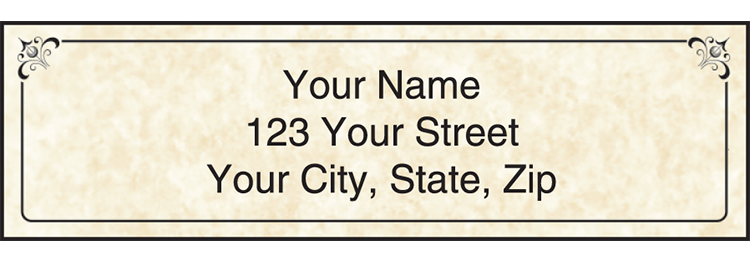 Buy Parchment Address Labels - Set of 210