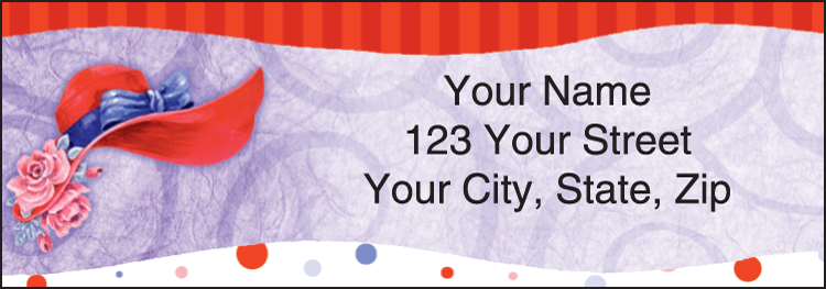 Red Hat Revue Address Labels – Set of 210