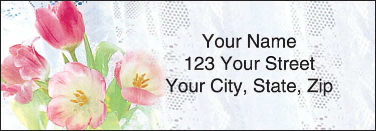 Tulip Whispers Address Labels – Set of 210
