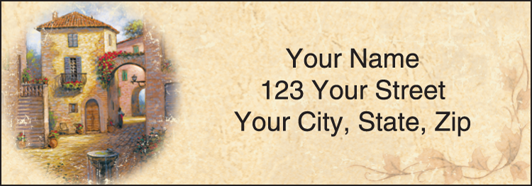 Tuscany Address Labels – Set of 210
