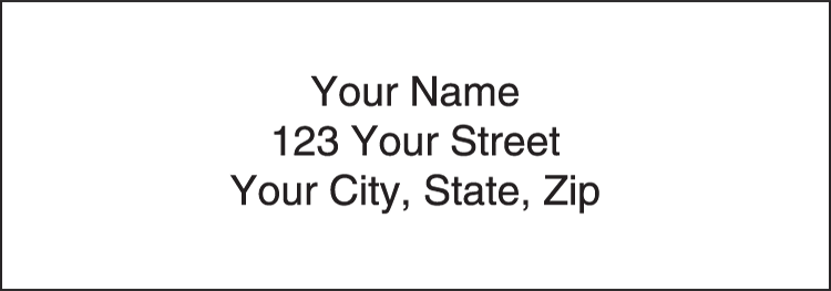 White Address Labels - Set of 210