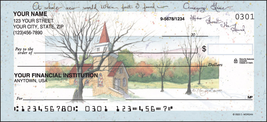 Buy Amazing Grace Religious Personal Checks - 1 Box - Singles