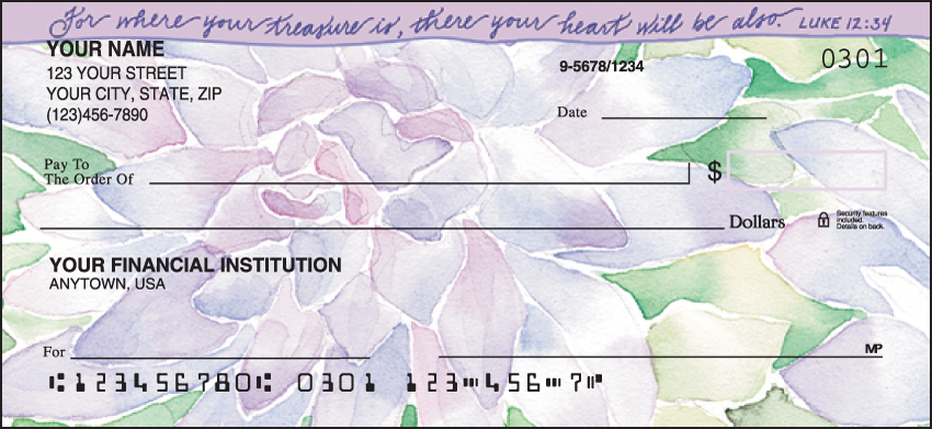 Buy Beautiful Blessings Religious Personal Checks - 1 Box - Duplicates