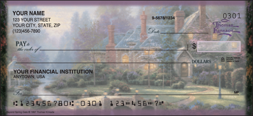 Buy Quiet Escapes by Thomas Kinkade Scenic Personal Checks - 1 Box - Singles