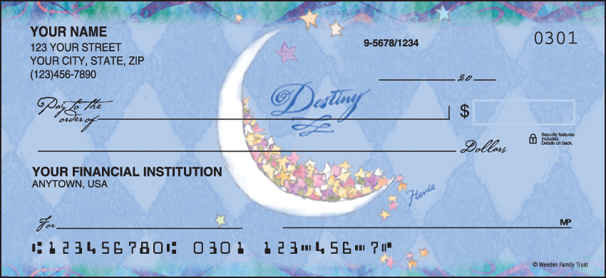 Buy Flavia Celestial Artistic Personal Checks - 1 Box - Singles