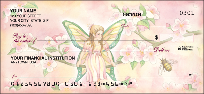 Buy Garden Fairies Garden Personal Checks - 1 Box - Singles