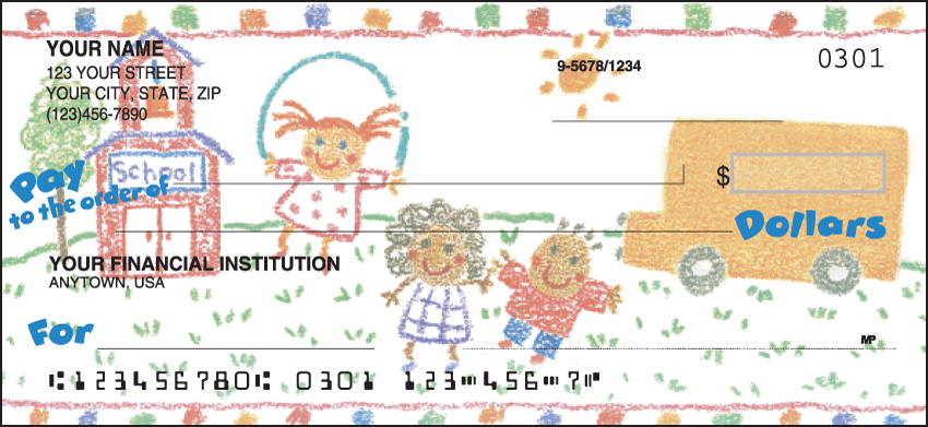 Buy School Memories Family Personal Checks - 1 Box - Duplicates