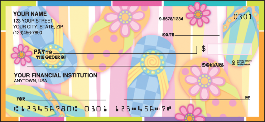 Sunny Days Scenic Personal Checks – 1 Box – Duplicates