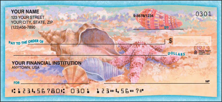 Buy Wonders of the Sea Scenic Personal Checks - 1 Box - Duplicates