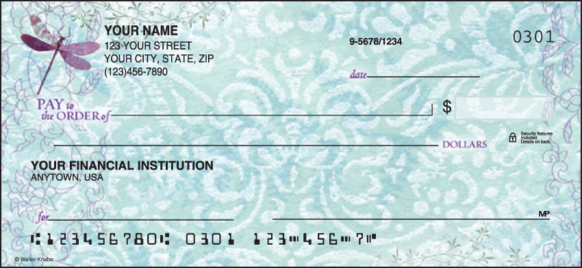 Zen Inspirational Personal Checks – 1 Box – Duplicates
